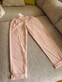 Nové dámské růžové kalhoty zn. Bershka, vel. XS - 3