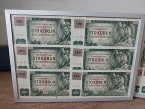 UNC sběratelská 100,- 1961 ČSR postupka 25 kusů - 3