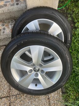 Originální alu kola fabia rapid r15 5JA601025N - 3