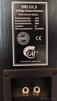 3-pásmové reproboxy Cat MBC 313 S - 3