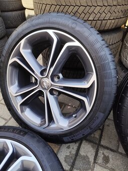 ALU 5x110 r17 OPEL + LETNÍ PNEU - PĚKNÁ SADA - 3