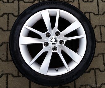 Alu kola originál Škoda Octavia III 5x112 R17 Trius - 3