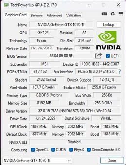 MSI GeForce GTX 1070 Ti ARMOR 8G - 3