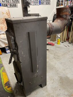 Kamna krbová Ekon, černá, 6kW - 3