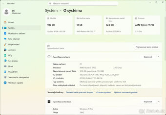 Herni PC- Ryzen 7 5700,32GB RAM,1TB SSD,6700XT 12GB, WIN11 - 3
