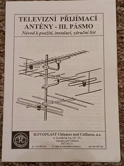 antény pro příjem DAB K5-7 14 prvků,cena je za všechno . - 3