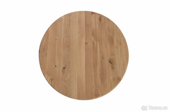 Kulatý stůl jídelní masiv dub 90cm - 3
