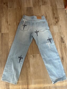 Džíny baggy modré Review - 3