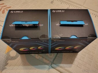 2x Lian Li UNI FAN CL Wireless Fan, 3x-Pack - 120mm, black - 3