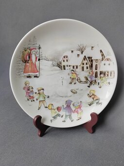Porcelánový vánoční talíř od manufaktury Arzberg (26cm) - 3