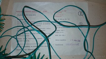 Vánoční osvětlení na stromeček šišky + 2 náhradní r.1988 - 3