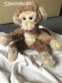 Retro plyšová hračka, opice. - 3