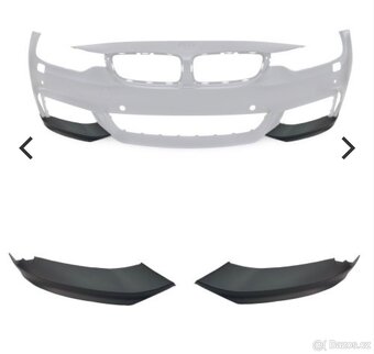 Karbonové přední splitery (Lip) - 3