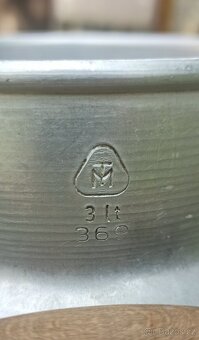 Retro hliníková konvička, 3 l - 3