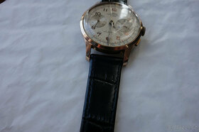 Staré funkční pozl. Swiss hodinky Aureole Chronographe - 3