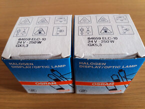24V/250W ELC/10H, GX5,3 50mm, 1000h, 64659 OSRAM - 3