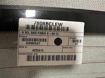 Zadní okno Škoda Fabia I combi - 3