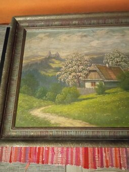 Obraz J. Šídlovský - chalupy - 3