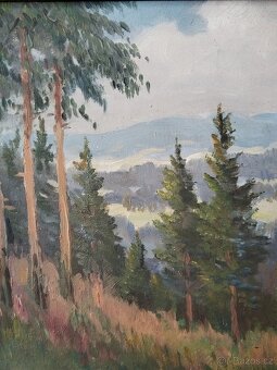obraz ŠUMAVA, olej, sign. M. Koutecký - 3