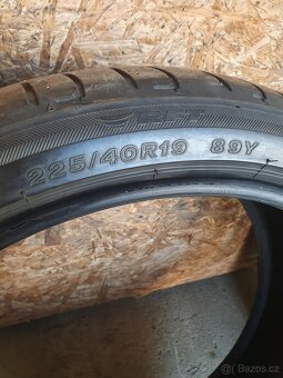 225 40 r 19 dezén 85% R 19 225/40 letní pneumatiky gumy - 3