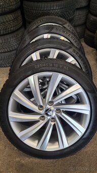 ALU KOLA R18 - 5x112 zimní originál ŠKODA OCTÁVIA 4, VW GOLF - 3