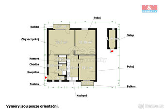 Prodej bytu 3+1, 77 m², Plzeň, ul. Částkova - 3