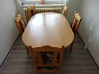 Jídelní stůl + 5x židle - 3