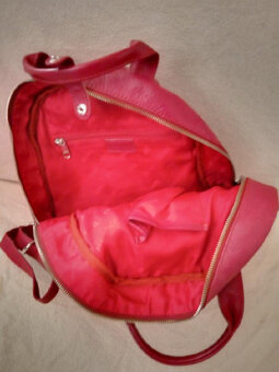 NOVÝ dámský městský batoh SEGAL, kožený - 3