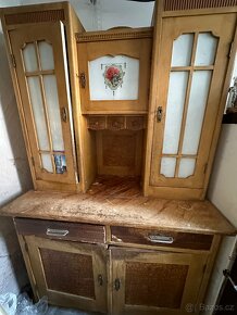 Starožitná kuchyňská kredenc (komoda) - 3