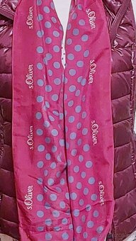 LEHOUNKÁ PÉŘOVÁ VESTA + ŠÁTEK - OBOJÍ OD S´OLIVER-vel.38 - 3