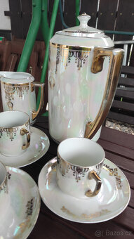 Prodám starožitný Německý kávový servis - 3