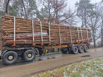 Palivové dřevo neštípané měkké/tvrdé - 3