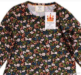 Krásné holčičí nové šatičky Youlebao vel.116 - 3