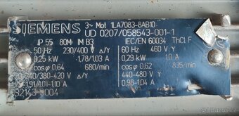 Elektromotor 250 W 680 ot/min - 3