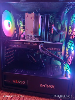 Herni PC - Ryzen 3600, 16GB RAM, 930GB NVME, 6600XT, WIN11 - 3