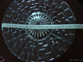 talíř - tác - skleněný - 3