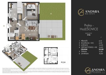 Prodej bytu 2+kk, 41 m2 - Praha - Holešovice, ev.č. 00441 - 3