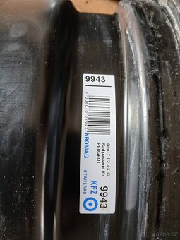 Disky 7,5×17,et29,roztec 4×108mm,Peugeot,Citroen,sada 2500kc - 3