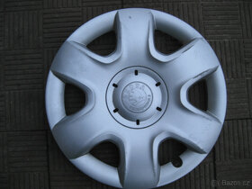 Poklice 1x-Peugeot 15" + 1x-Škoda 15" - 3