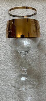 Prodám zlacené sklenice - 3