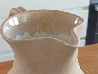 KERAMICKÝ DŽBÁN RUČNĚ DEKOROVANÝ - 3