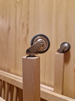 Dětská postýlka IKEA , buk, 60x120 cm + matrace - 3