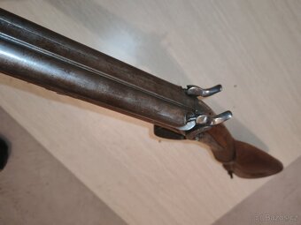 Starožitná perkusní brokovnice - TOP stav.. - 3