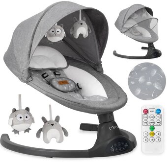 MoMi LAMI swing / swing — Dark Grey, new, unopened - 3