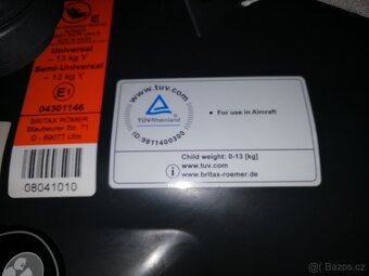 Autosedačka vajíčko Britax Romer Baby Safe PlusII 0-13kg - 3