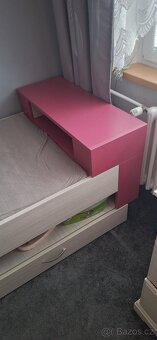 Vyšší postel do dětského pokoje se šuplíky 90x200 - 3