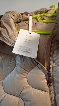 Dámská zimní bunda, velikost XXL, barva: béžová - 3