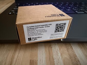 Nový Bambu Lab tvrzený hotend 0.4mm (komplet) - 3