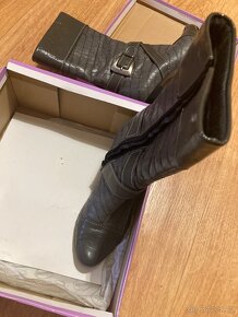 Dámské kozačky šedé - 3