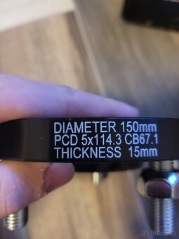 Rozšiřovácí podložky OMP 5x114,3 / 15mm - 3